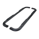 TrailFX Step Nerf Bar For Toyota Tacoma - With Step Pads, 4 Inch Oval Bent, With Welded End Caps (A1019T)