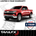 TrailFX Step Nerf Bar For Ram 1500 - With Step Pads 5 Inch Oval Bent Powder Coated Black Steel (A7085B)