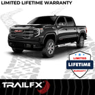 TrailFX Step Nerf Bar For Chevrolet, GMC Trucks - With Step Pads 6 Inch Oval Straight Polished Stainless (A8220S)