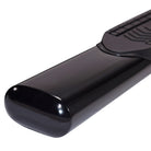 TrailFX Step Nerf Bar For Chevrolet, GMC Trucks - With Step Pads 6 Inch Oval Bent Powder Coated Black Steel (A8252B)