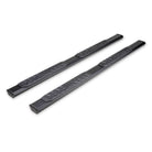 TrailFX Step Nerf Bar For Chevrolet, GMC Trucks - With Step Pads, 4 1/2 Inch Hexagonal Straight, With Plastic (AL4005B)