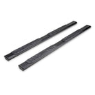 TrailFX Step Nerf Bar For Toyota Tacoma - With Step Pads, 4 1/2 Inch Hexagonal Straight, With Plastic (AL4017B)