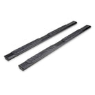 TrailFX Step Nerf Bar For Toyota Tundra - With Step Pads, 4 1/2 Inch Hexagonal Straight, With Plastic (AL4019B)