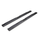 TrailFX Step Nerf Bar For Ford Maverick - With Step Pads, 4-1/2 Inch Hexagonal Straight, With Plastic (AL4020B)