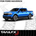 TrailFX Running Board For Ford Maverick - With 6-1/2 Inch Wide Step Area, With Welded End Caps/ (AL6008B)