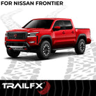 TrailFX Running Board For Nissan Frontier - With 6-1/2 Inch Wide Step Area, With Welded End Caps/ (AL6014B)