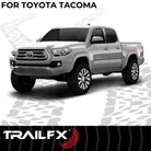 TrailFX Running Board For Toyota Tacoma - With 6-1/2 Inch Wide Step Area, With Welded End Caps/ (AL6015B)
