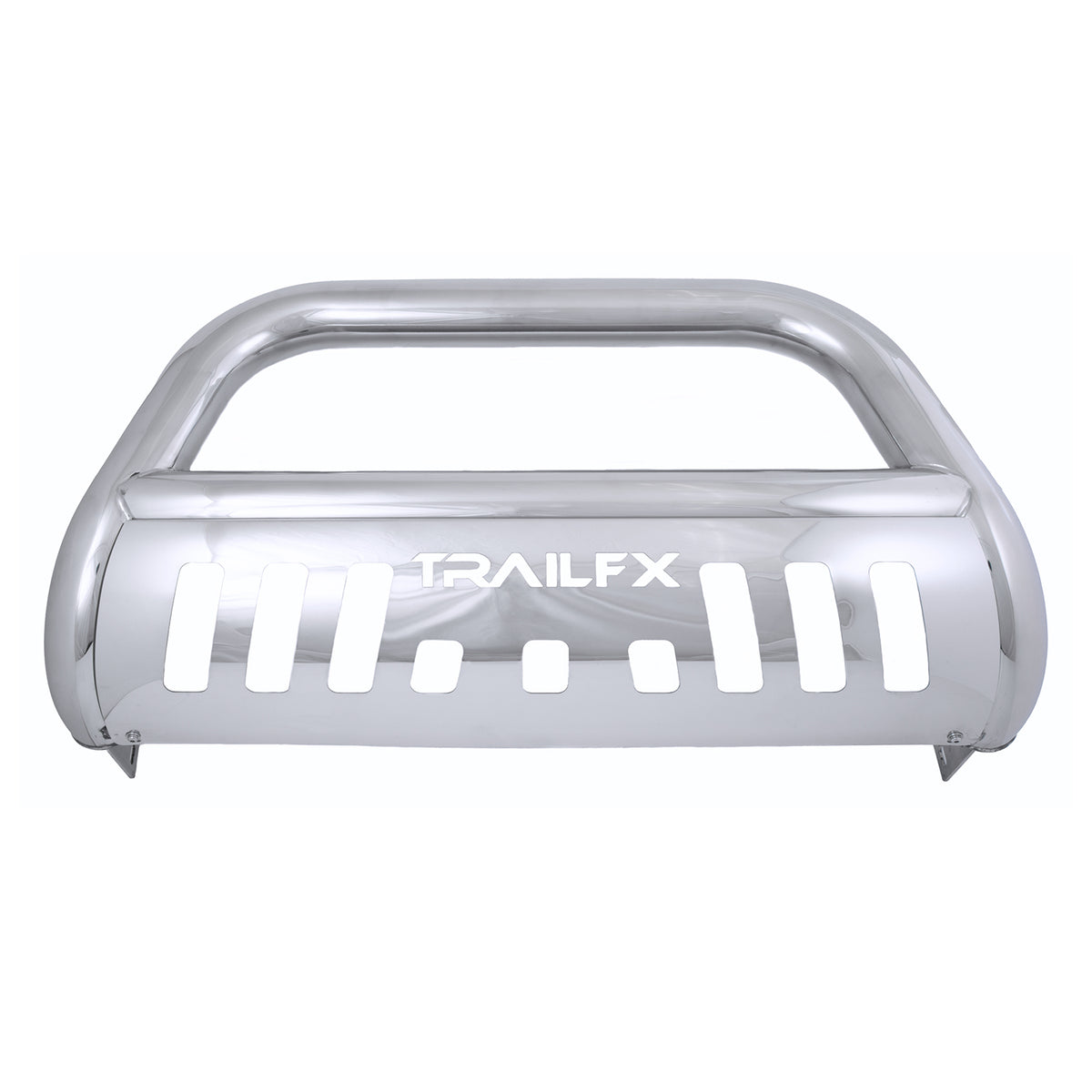 TrailFX Grille Guard For Toyota 4Runner - 3 Inch Diameter, With Skid Plate, With Holes For Optional (B0041S)