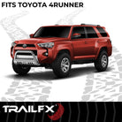TrailFX Grille Guard For Toyota 4Runner - 3 Inch Diameter, With Skid Plate, With Holes For Optional (B0041S)