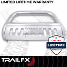 TrailFX Grille Guard For Toyota 4Runner - 3 Inch Diameter, With Skid Plate, With Holes For Optional (B0041S)