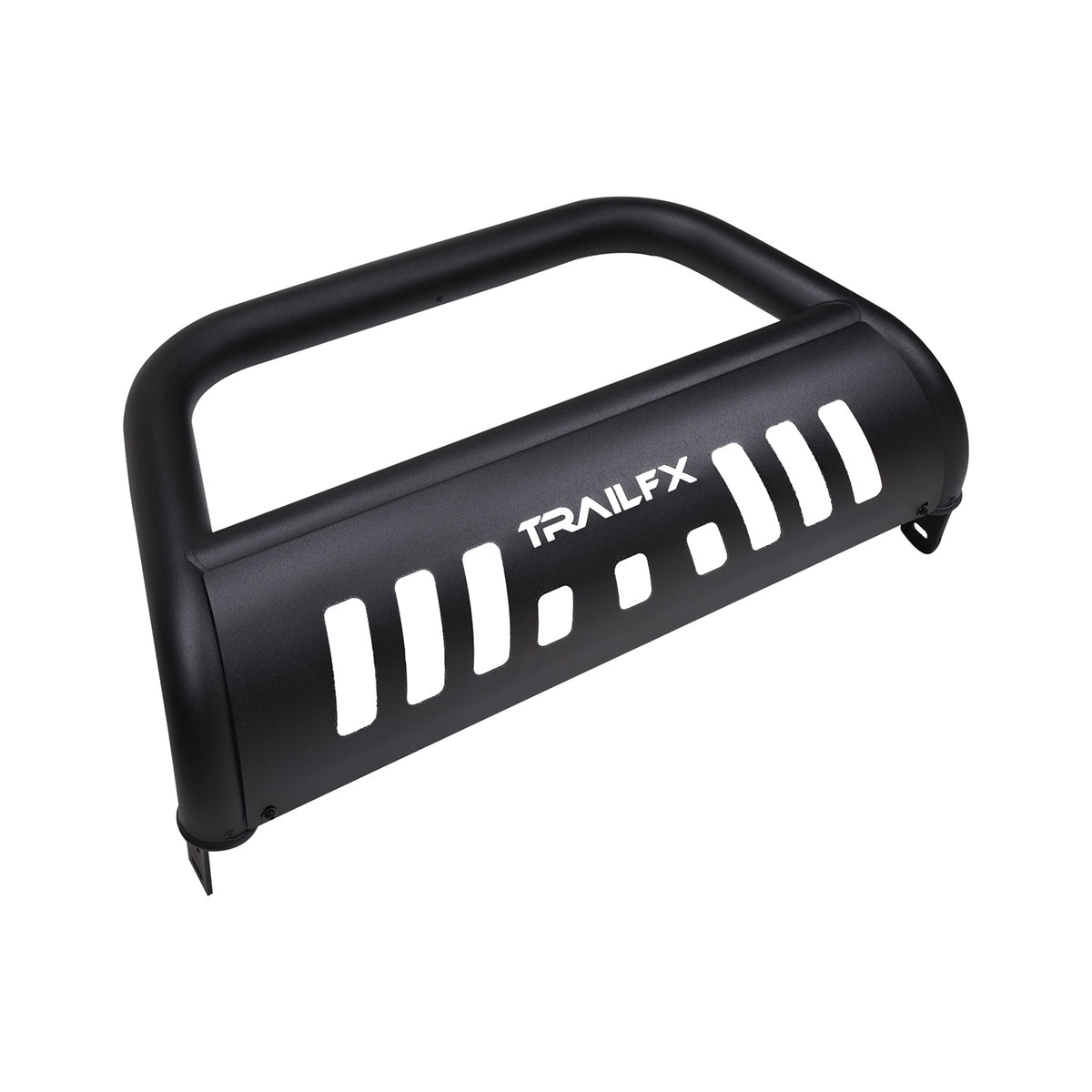 TrailFX Grille Guard For Ford Bronco Sport - 3 Inch Diameter, With Skid Plate, With Holes For Optional (B0042T)