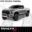 TrailFX Bull Bar For Toyota Tundra - 3 Inch Diameter, With Skid Plate, With Holes For Optional (B0044S)