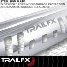 TrailFX Bull Bar For Toyota Tacoma - 3 Inch Diameter, With Skid Plate, With Holes For Optional (B0045S)