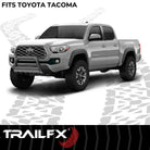 TrailFX Bull Bar For Toyota Tacoma - 3 Inch Diameter, With Skid Plate, With Holes For Optional (B0045T)