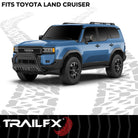 TrailFX Bull Bar For Toyota Land Cruiser - With Skid Plate, With Holes For Optional Lighting, 6-1/2 (B0046T)
