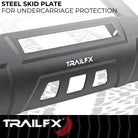 TrailFX Bull Bar For Jeep Gladiator, Jeep Wrangler - 3-1/2 Inch Diameter, With Skid Plate, Without Light Bar (B1613T)