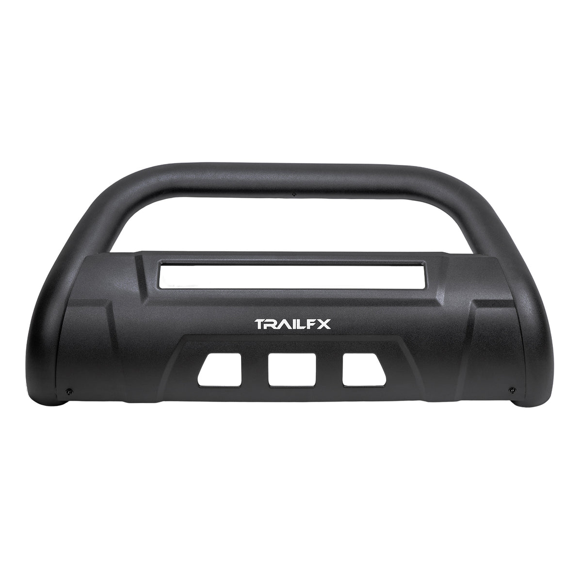 TrailFX Bull Bar For Toyota Tundra - 3-1/2 Inch Diameter, With Skid Plate, Without Light Bar (B1614T)