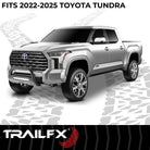 TrailFX Bull Bar For Toyota Tundra - 3-1/2 Inch Diameter, With Skid Plate, Without Light Bar (B1614T)