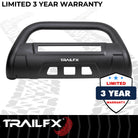 TrailFX Bull Bar For Toyota Tundra - 3-1/2 Inch Diameter, With Skid Plate, Without Light Bar (B1614T)