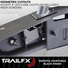 TrailFX Bumper For Ford Bronco - Direct-Fit, Mntng Hrdwr Included, With Pre Runr Grd/ D-Ring (BR001T)