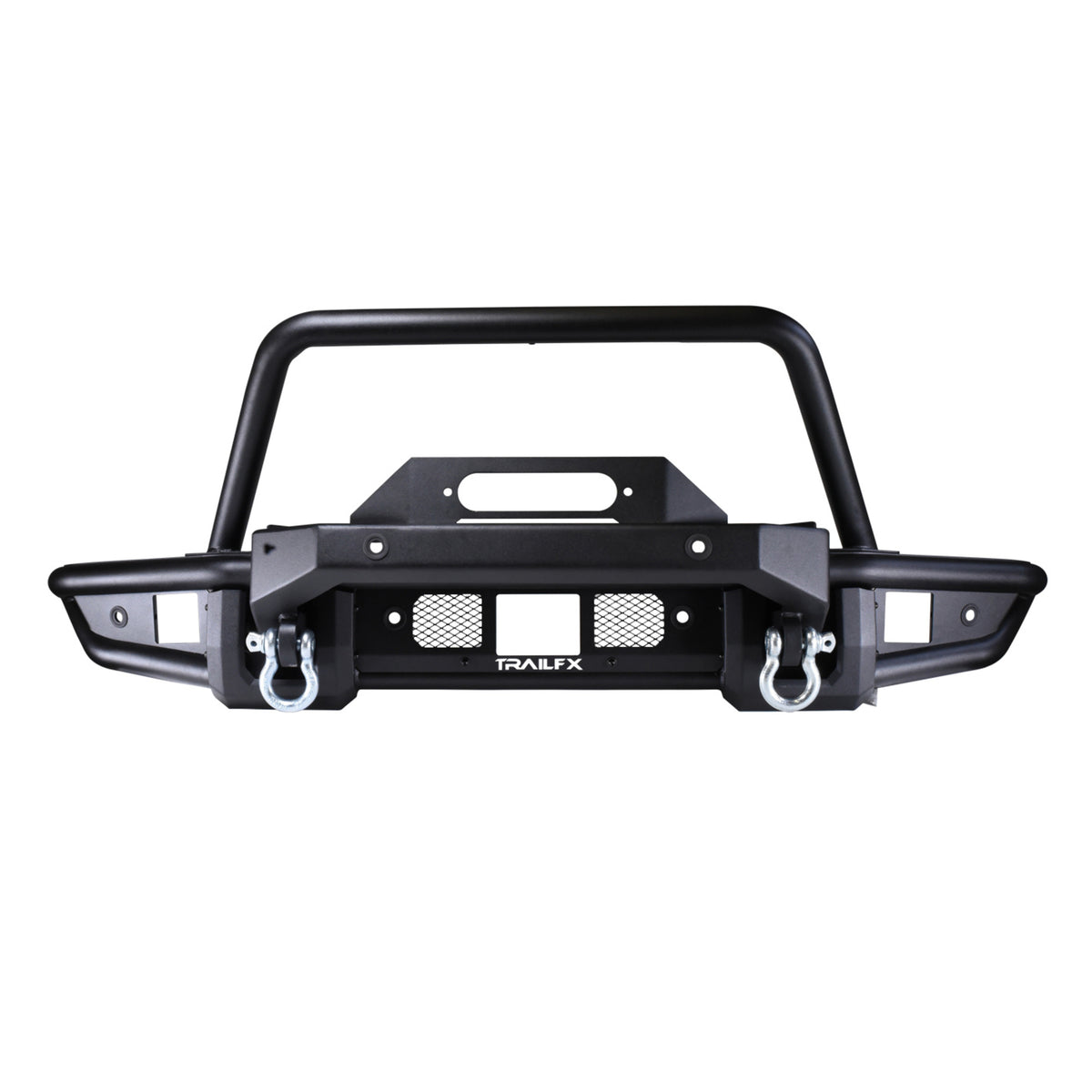 TrailFX Bumper For Ford Bronco - Direct-Fit, Mntng Hrdwr Included, With Wnch Mnt/ Pre Runr (BR002T)