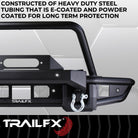 TrailFX Bumper For Ford Bronco - Direct-Fit, Mntng Hrdwr Included, With Wnch Mnt/ Pre Runr (BR002T)