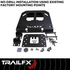 TrailFX Spare Tire Carrier Spacer For Ford Bronco - Used With Factory Spacer Tire Carrier, 35 Inch Maximum Tire (BR009T)