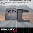 TrailFX Spare Tire Carrier For Ford Bronco - 37 Inch Maximum Tire Size, Used With Factory Spare Tire (BR010T)