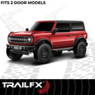 TrailFX Rocker Panel Guard For Ford Bronco - Round Tube, With One Step Area Per Bar (BR012T)