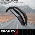 TrailFX Fender Flare For Ford Bronco - 4-3/4 Inch Tire Coverage, 1-1/2 Inch Height, Set Of 2 (BR014T)