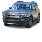 TrailFX Grille Guard For Ford Bronco Sport - 1-1/2 Inch Diameter, With Brush Guard, Without Skid Plate (E0044S)