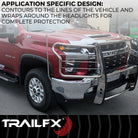 TrailFX Grille Guard For Chevrolet Silverado 1500 - 1-1/2 Inch Diameter, With Brush Guard, Without Skid Plate (E0047S)