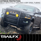 TrailFX Grille Guard For Chevrolet Silverado 1500 - 1-1/2 Inch Diameter, With Brush Guard, Without Skid Plate (E0047T)