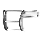 TrailFX Grille Guard For Nissan Frontier - 1-1/2 Inch Diameter, With Brush Guard, Without Skid Plate (E0048S)