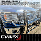 TrailFX Grille Guard For Toyota Tundra - 1-1/2 Inch Diameter, With Brush Guard, Without Skid Plate (E0049S)