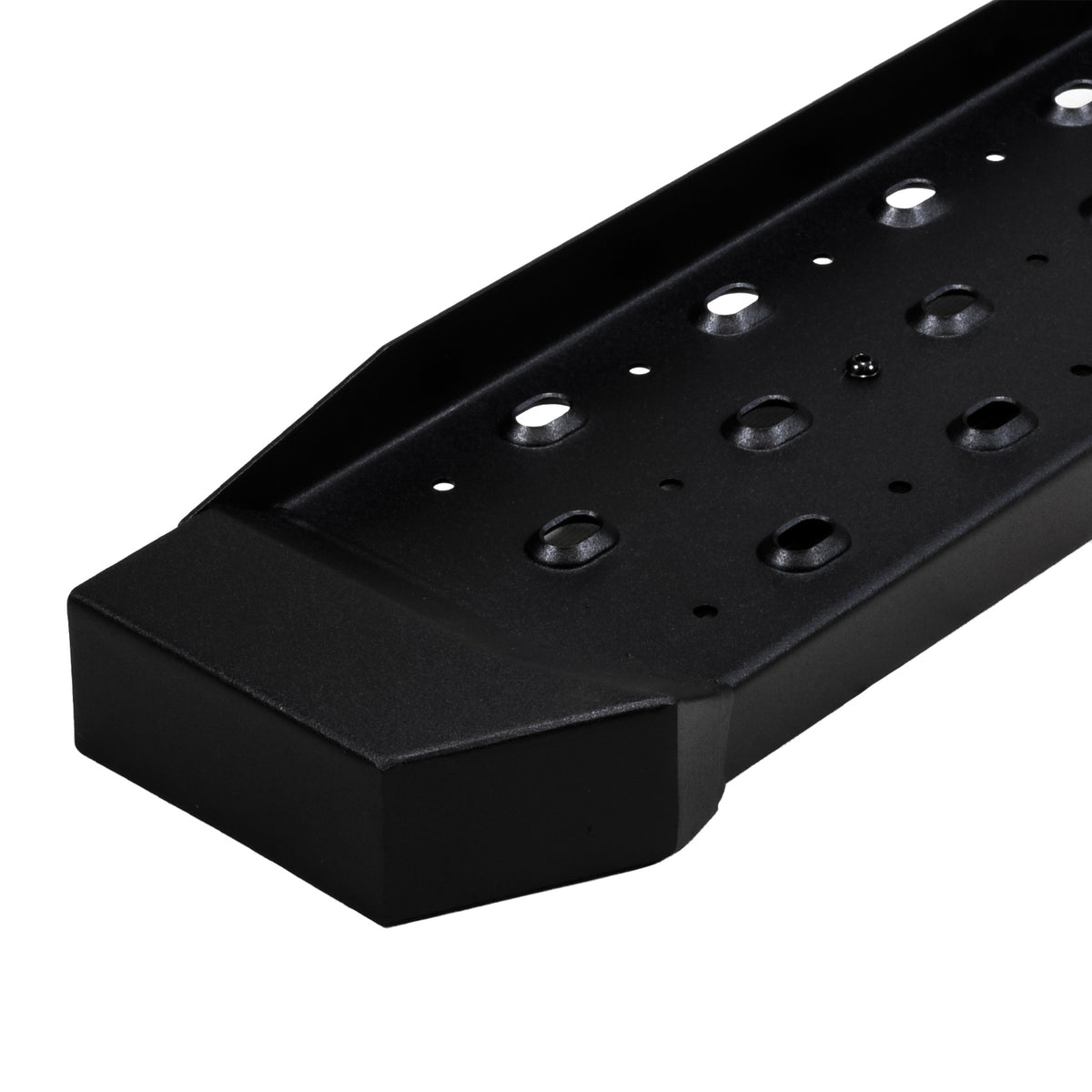 TrailFX Step Nerf Bar For Ram ProMaster 1500, Ram ProMaster 2500, Ram ProMaster 3500 - Mounts Under Rear Bumper Solid Surface With Non-Slip Tread (FBV01B)