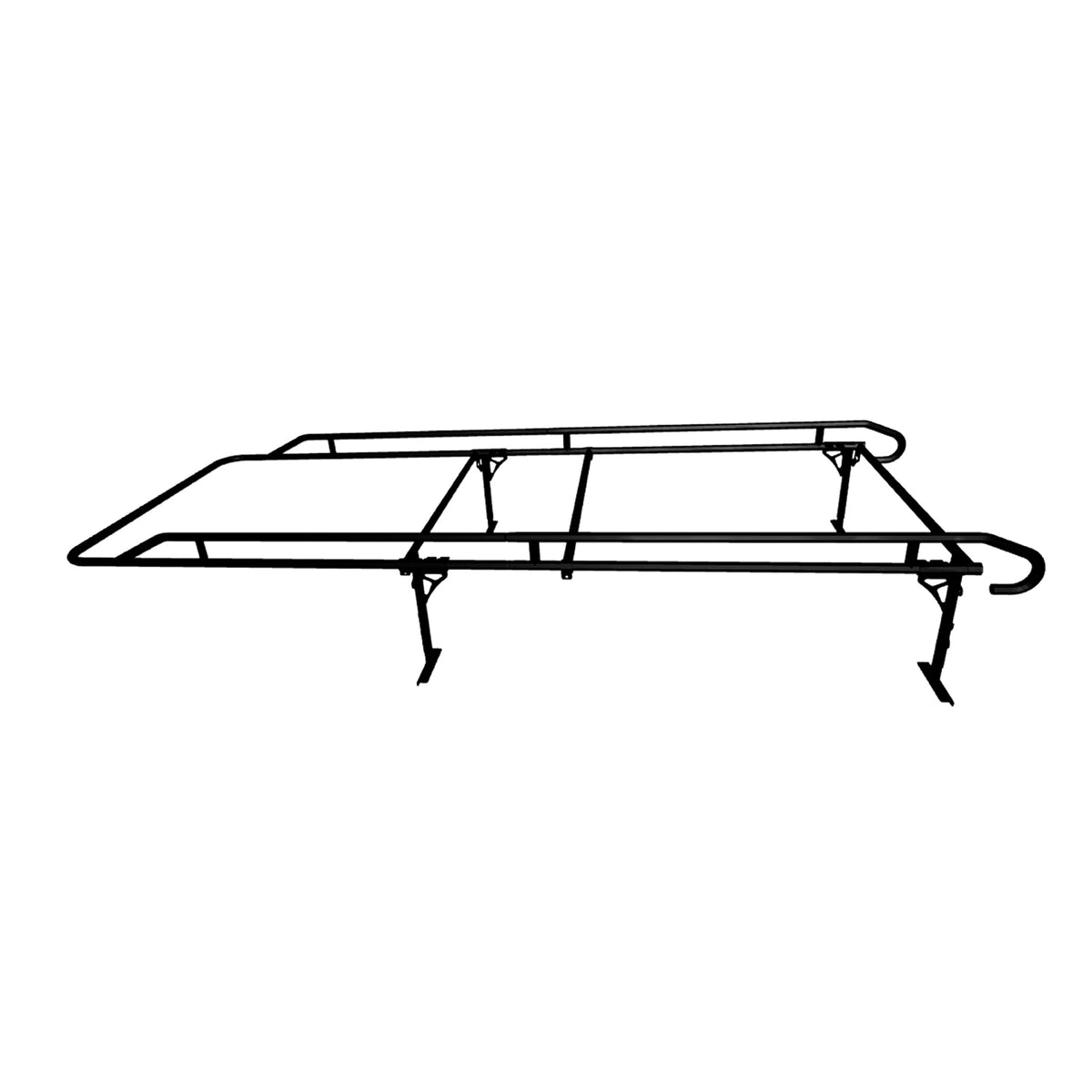 TrailFX Ladder Rack - 1000 Pound Capacity, Multi-Fit (FCLR008B)