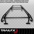 TrailFX Ladder Rack - 1000 Pound Capacity, Multi-Fit (FCLR008B)
