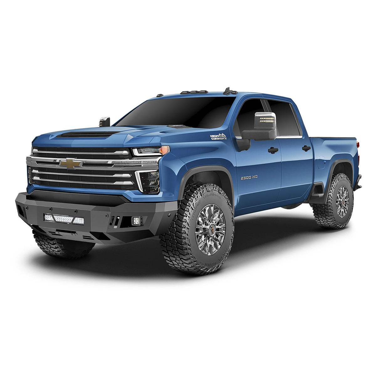 TrailFX Bumper For Ram 2500, Ram 3500 - TFX Front LD Bumpers, Direct Fit, Mountng HardwreIncluded (FHDNW008TI)