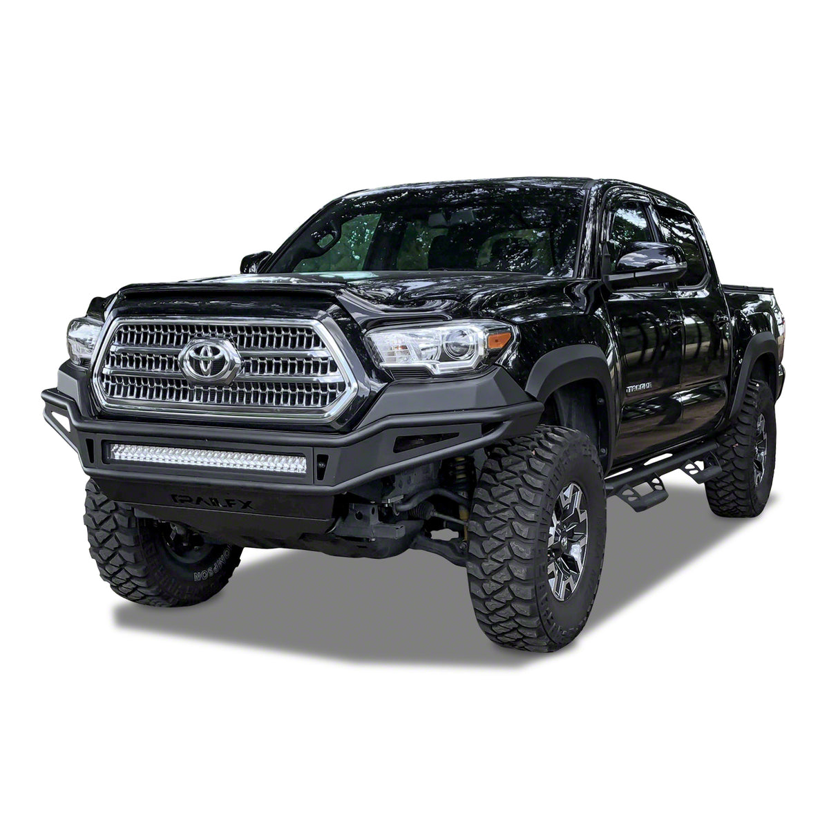 TrailFX Bumper For Toyota Tacoma - Direct Fit, Mounting Hardware Included, Without Grille (FPRB001TI)