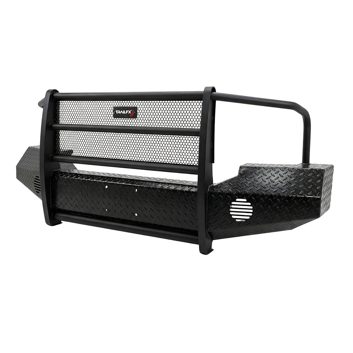 TrailFX Bumper For Ford Trucks - One Piece Design, Direct Fit, Use Original/ Factory (FX3002A)