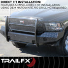 TrailFX Bumper For Ford Trucks - One Piece Design, Direct Fit, Use Original/ Factory (FX3002A)