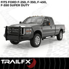 TrailFX Bumper For Ford Trucks - One Piece Design, Direct Fit, Use Original/ Factory (FX3002A)