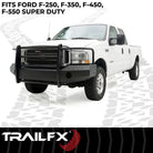 TrailFX Bumper For Ford Trucks - One Piece Design, Direct Fit, Use Original/ Factory (FX3003A)