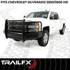 TrailFX Bumper For Chevrolet Silverado 2500 HD, Chevrolet Silverado 3500 HD - Use Original/ Factory Mounting Hardware, With Grille Guard/ (FX3004A)