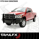 TrailFX Bumper For Dodge Ram 2500, Dodge Ram 3500 - One Piece Design, Direct Fit, Use Original/ Factory (FX3009A)