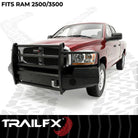 TrailFX Bumper For Dodge Ram 2500, Dodge Ram 3500 - One Piece Design, Direct Fit, Use Original/ Factory (FX3010A)