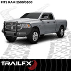 TrailFX Bumper For Dodge Ram 1500, Ram 1500 - One Piece Design, Direct Fit, Use Original/ Factory (FX3012A)
