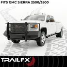 TrailFX Bumper For GMC Sierra 2500 HD, GMC Sierra 3500 HD - Use Original/ Factory Mounting Hardware, With Grille Guard/ (FX3022A)