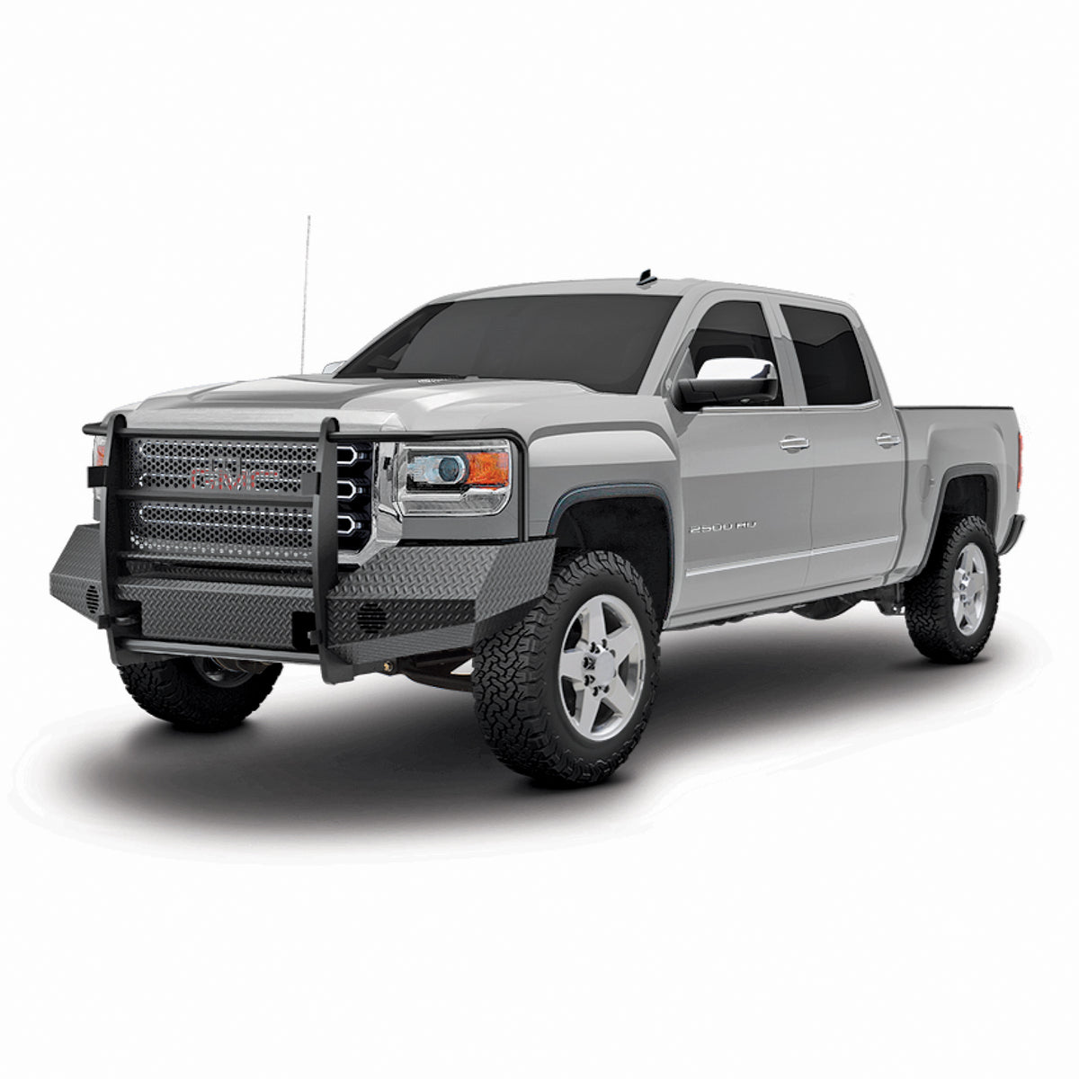 TrailFX Bumper For GMC Sierra 2500 HD, GMC Sierra 3500 HD - One Piece Design Direct Fit Mounting Hardware Included With (FX3022)